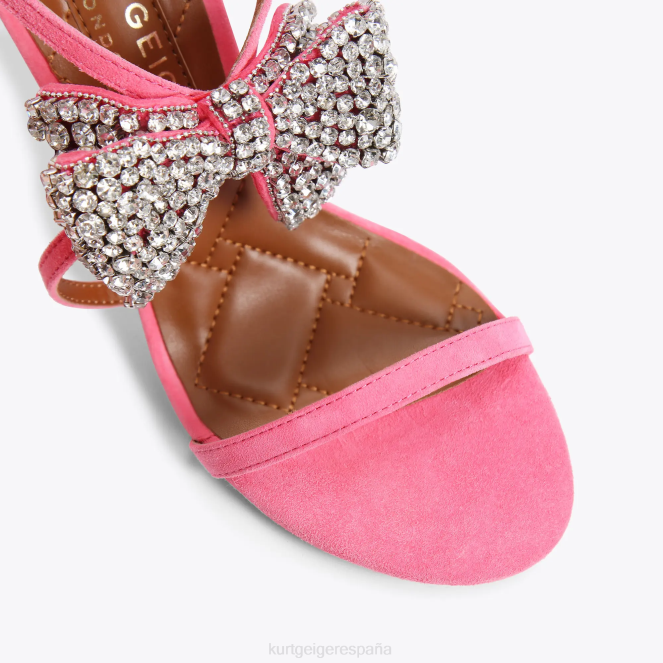 Kurt Geiger mujer sandalia con lazo london bromley 95 2LPR337 | calzados rosa